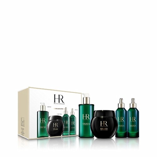 Helena Rubinstein/赫莲娜至美臻宠星品套装四件套 黑绷带100ml 绿宝瓶精华100mlx2 新肌水400ml（化妆品）
