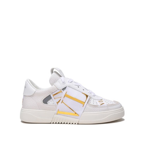 【服装】Valentino/华伦天奴 女士皮革/织物VL7N系带休闲鞋运动鞋板鞋小白鞋 2W2S0V66 KIG